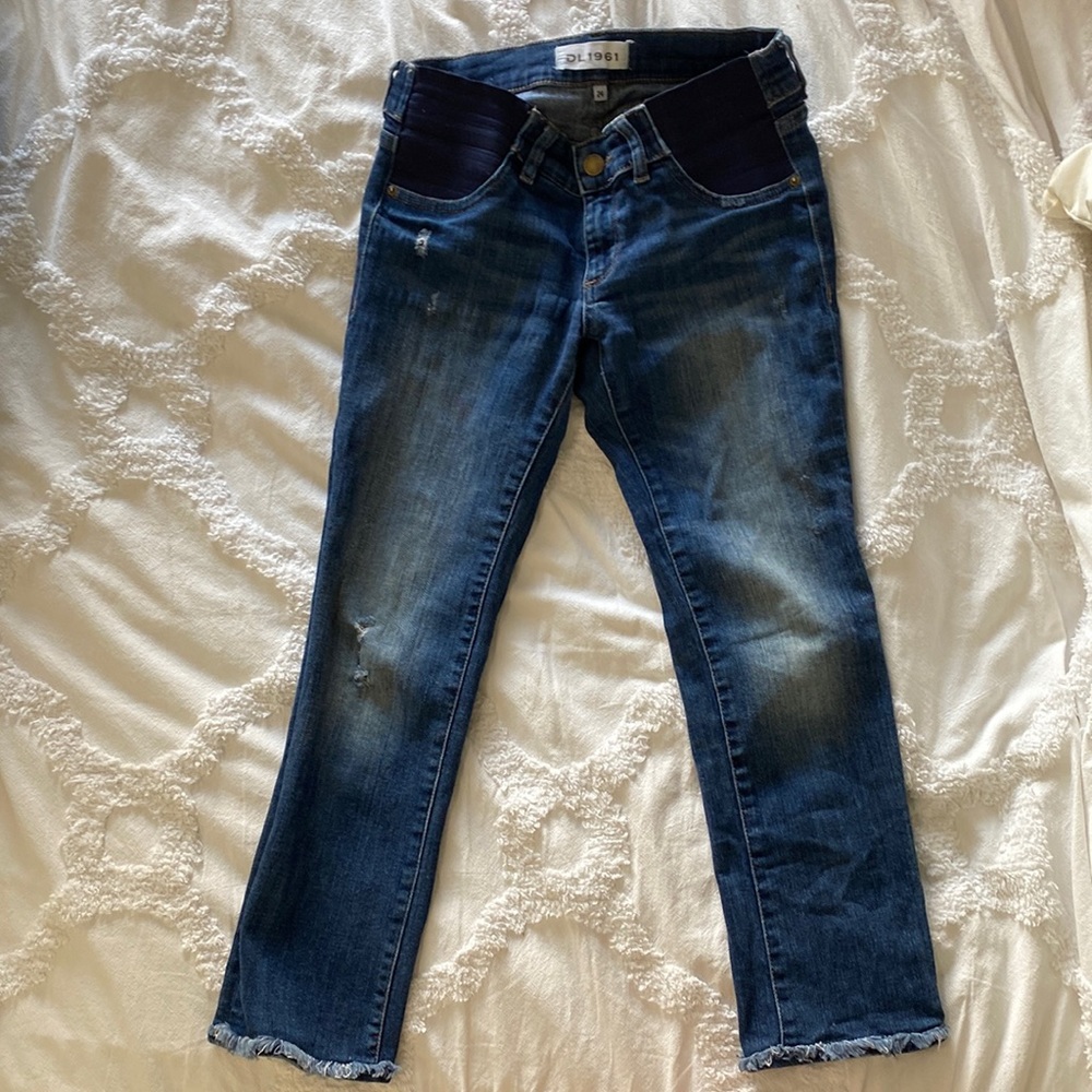 DL1961 Maternity Jeans Cropped Sz 24